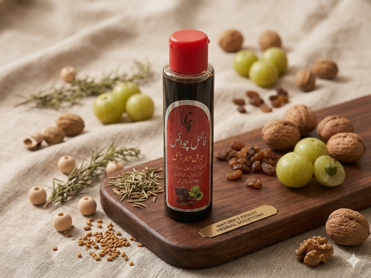 Final Choice Herbal Hair Oil | Organic Hair Growth Oil for Hair Fall, Dandruff & Dry Frizzy Hair