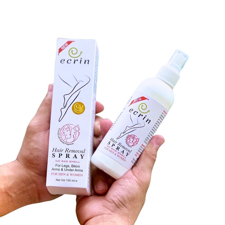 Ecrin Hair Removal Spray for Men & Women | Instant Hair Removal | Smooth & Soft Skin | 100% Original