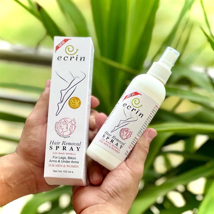 Ecrin Hair Removal Spray for Men & Women | Instant Hair Removal | Smooth & Soft Skin | 100% Original